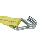 Hyper Tough Brand 2”x27 Tie down Straps with over Size Ratchet Handle 3333lbs, Work Load with DJ-Hooks Single Pack