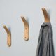 thumbnail image 2 of 4 Pieces Wall Mounted Wooden Coat Hooks Natural Wood Wall Rack Simple Modern V Shaped Wall Mounted Storage Coat Rack for 15.8*4*1.1cm, 2 of 5