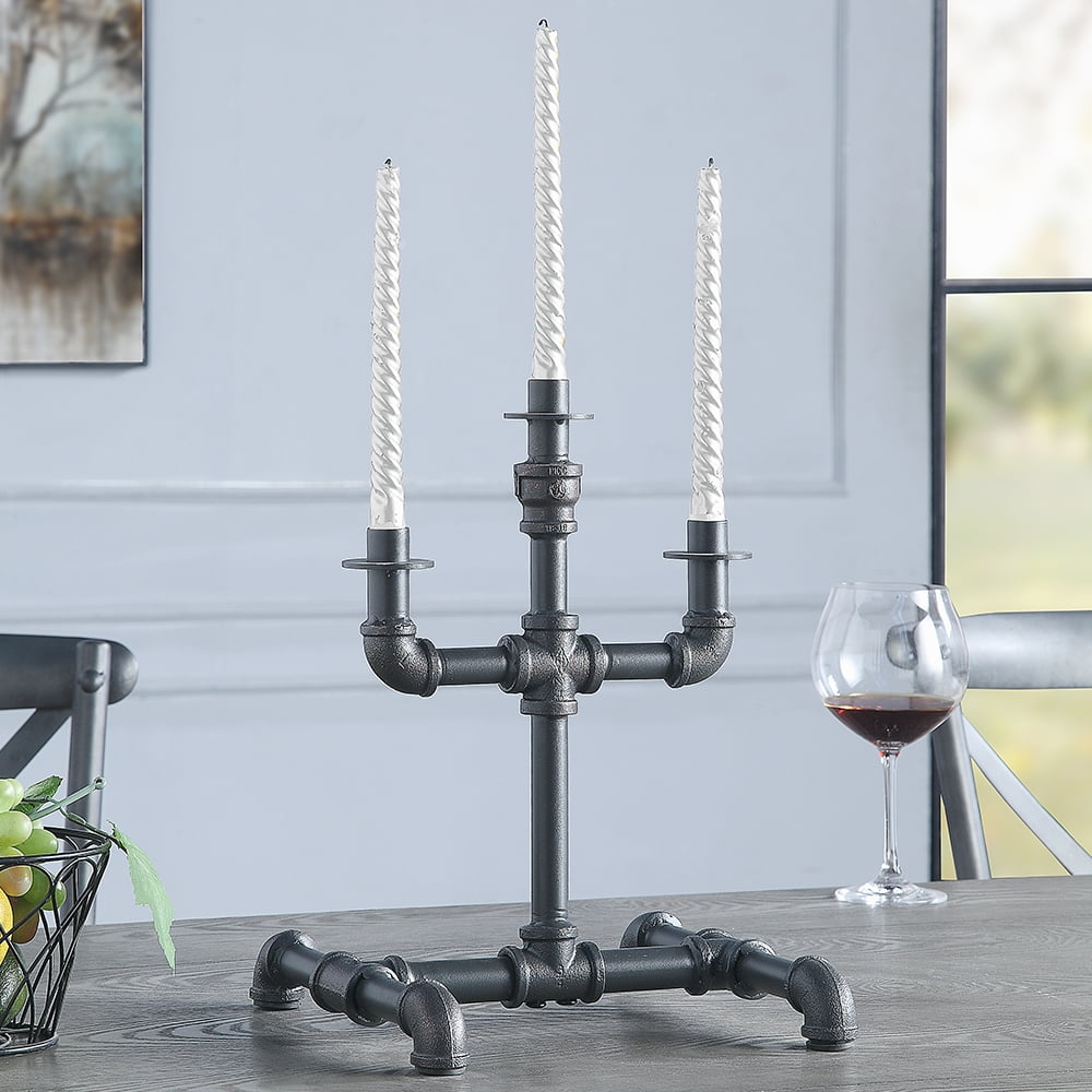 Tcbosik 3 Metal Candelabra Candlesticks Holder for Formal Events
