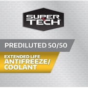 Super Tech Extended Life Prediluted 50/50 Antifreeze/Coolant, 1-Gallon
