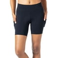 thumbnail image 6 of Terry Bike Shorts Women Padded Wayfarer 7 Inch Inseam Compression Touring Cycling Bottoms UPF 50+, 6 of 10