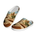 thumbnail image 2 of KLL Surreal Desert Eye Landscape Pattern Adult Unisex Cozy Slippers,Fuzzy Slip-on Slippers TPR Sole Slippers Comfort Plush Home Footwear for Indoor & Outdoor-37/38, 2 of 7