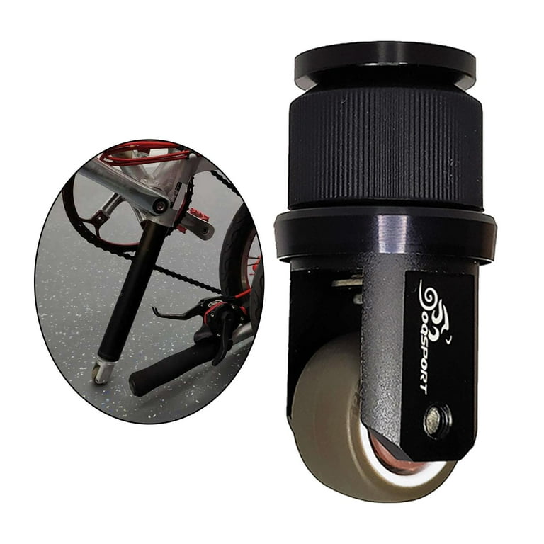Alloy Folding Bike Auxiliary Roller Easy Pushing Wheel Assistor