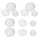 thumbnail image 1 of ADDHAT 18Pcs White Tissue Paper Pom Poms Decorative Hanging Flower Balls for Wedding Birthday Party Decorations, 1 of 8