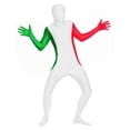 thumbnail image 1 of AltSkin Full Body Spandex/Lycra Suit - World Flag Design - ITALY - Large, 1 of 2