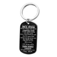 thumbnail image 1 of Bijoux en Acier Inoxydable pour Collier Militaire de Mon Fils Cadeau Lettrage en Acier Inoxydable, PENDANE, Acier Inoxydable, 1 of 1