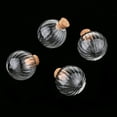 thumbnail image 4 of Frascos vacíos de pequeños transparentes de 6 piezas DIY con mensaje de 30mm Zulema Deseos de botellas con corcho, 4 of 8