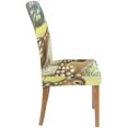 thumbnail image 3 of Funda de asiento para comedor ABPHQTO Cute Deer Stretch Chair Cover Protector Set de 1, 3 of 4