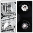 thumbnail image 4 of Xtune Chevy Silverado 07-13 Crystal Headlights w/ Drl LED Design Black HD-JH-CS07-LED-C, 4 of 8