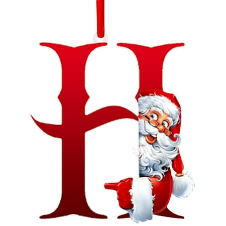 

26 Alphabet Christmas Tree Hanging Decorations Alphabet Hanging Novelty Unique Alphabet Combination Santa Hanging
