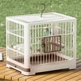 thumbnail image 4 of Portable Bird Cage for Travel Lightweight with Detachable Tray Pole and Convenient Handle for Small Parrots, 4 of 4