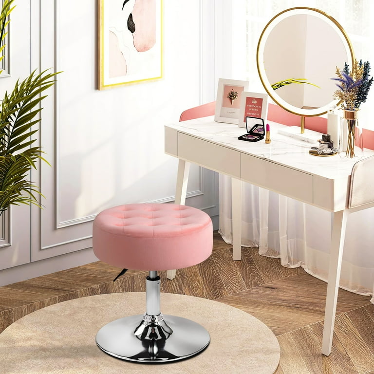 Pink stools for dressing tables discount