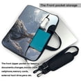 thumbnail image 2 of Lsque Silver Dragon Mountain Peaks Pattern Laptop Bag – Portable & Slim Single-Shoulder Computer Case with Adjustable Strap, Protective, Lightweight for 13”/14”/15.6” Laptops, 2 of 8