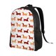 thumbnail image 2 of Disketp Dachshund Walking Mochila Unisex de Apertura Lateral Completa, Mochila para Laptop para Escuela, Trabajo y Viajes, 2 of 8