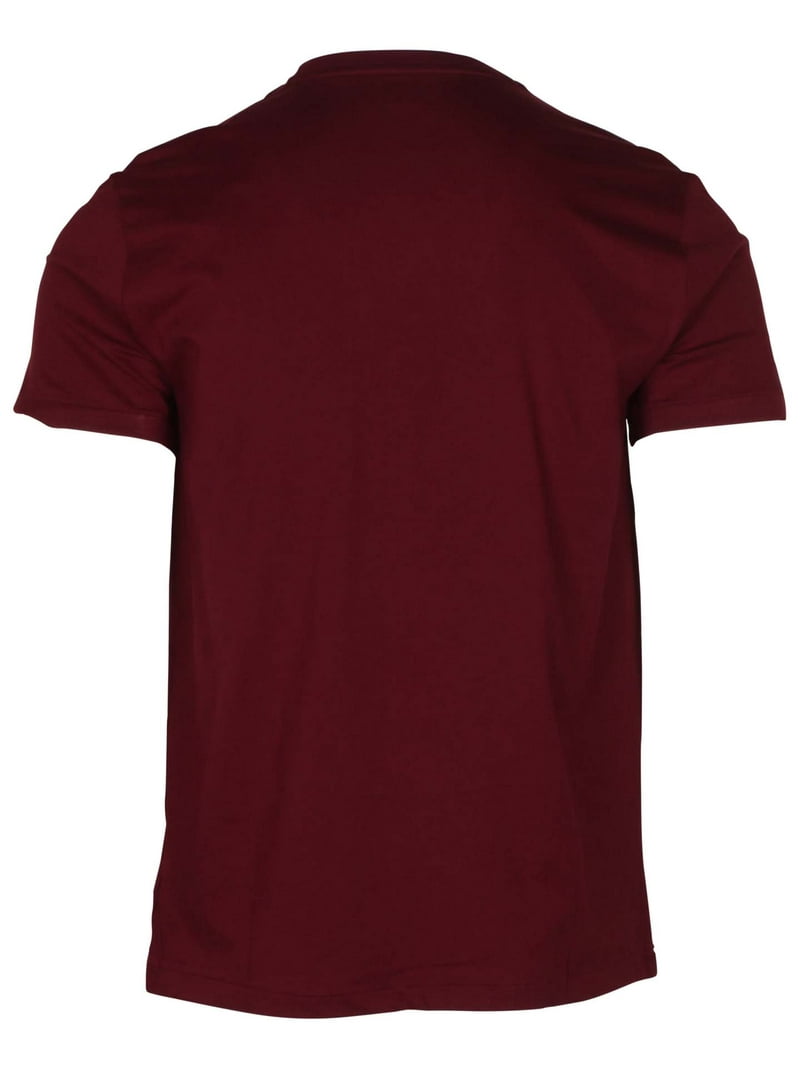 Tシャツ・カットソー Polo Ralph Lauren Wine Red Cotton T-Shirt Classic-Fit Polo RL Men's Classic Fit Crew Neck Pony T-Shirt (Classic