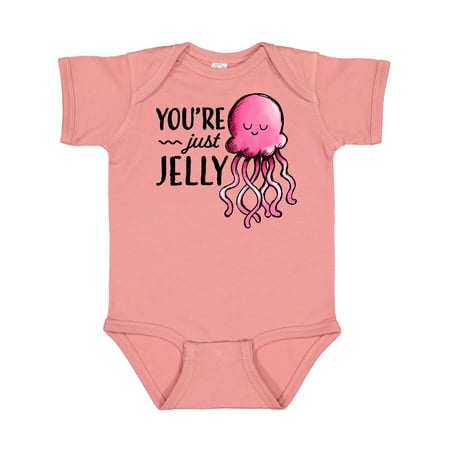 

Inktastic You re Just Jelly with Pink Jellyfish Gift Baby Boy or Baby Girl Bodysuit