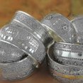 thumbnail image 2 of Gypsy Square Flower Metal Tibetan, Vintage Retro Cuff Bracelet, Bangle(7- Silver), 2 of 5