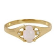 thumbnail image 2 of Galaxy Gold Size 9.5  14K Solid Yellow Gold Ring With Natural Diamonds & Oval Natural Opal GRADE AAA, 2 of 7