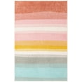 thumbnail image 2 of Unique Loom Whimsy Kids Collection Area Rug - Pastel Abstract Rainbow (3' 11" x 5' 11" Rectangle Multi/Ivory) Perfect For Kids Bed Room/Nursery Room/Living Room/Class Room/Play Room, 2 of 5