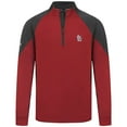 thumbnail image 2 of Men's Levelwear Red St. Louis Cardinals Cadet Insignia 2.0 Raglan Quarter-Zip Jacket, 2 of 3