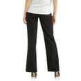 thumbnail image 3 of Times Two Maternity Women's Flare Leg  Career Dress Work Formal Pant with Pockets and Full Panel (Women's & Women's Plus), 3 of 3