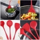 thumbnail image 2 of 1 juego de utensilios de cocina de silicona, espátula, cuchara, colador, utensilios de cocina antiadherentes, 2 of 7