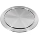 thumbnail image 1 of Trash Can Lid Simple Trash Grommet Embedded Countertop Round Cover Swing Flap Trash Bin Lid for Kit, 1 of 5