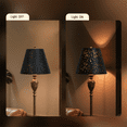 thumbnail image 5 of Small Lamp Shade, AEELLEEA Barrel Metal Lampshades for Table Lamp and Wall Light, 5X9X7in, Bedside Lamp Shades, Spider, 5 of 7