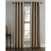Curtainworks Lenox Grommet Curtain Single Panel, Indoor, 50W x 63L, Navy, Adult