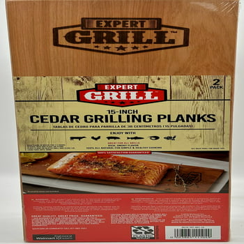 Expert Grill 15 inch Cedar Grilling Planks (2 Pack)