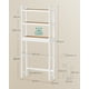 thumbnail image 4 of SONGMICS Mueble para Inodoro, Estante sobre Inodoro, Estantería de 3 Niveles, Estante Ajustable, Blanco Nube y Beige Natural, 4 of 5
