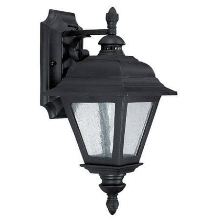 Brookwood Collection - Capital Lighting Brookwood Black 1 Light Outdoor Wall Fixture