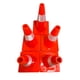 thumbnail image 4 of Phasa Paquete de 5 Conos PVC Naranja 45cm Vial Seguridad Reflejante, 4 of 5