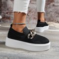 thumbnail image 4 of Vedolay Dressy Casual Shoes Women Flats Shoes for Work Elegant Casual Walking Summer Shoes,Black 8.5, 4 of 5