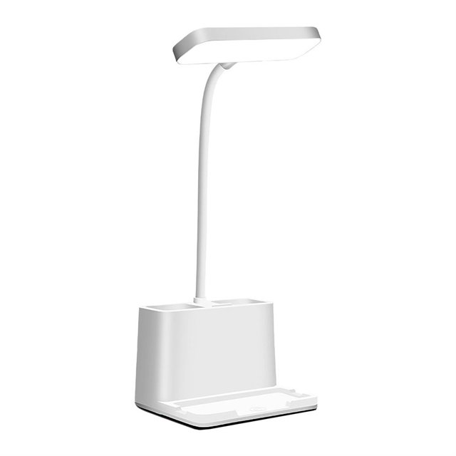 Lámpara De Escritorio Con Soporte Para Bolígrafo, Luz De Escritorio Brillante, Luz De Mesa Para El Cuidado De Los Ojos, Lámpara De Mesa Portátil, Luz De Lectura Ajustable Para El Hogar Methold HA015153-00