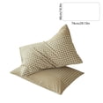 thumbnail image 3 of Home Savings Items !Amvlyk Plaid Pillow Shams Checkered Pillowcase Ginghams Pillow Covers Standard Size Pillow Cases Soft Breathable Pillow Cases Set Of 2 Retro Farmhouses Pillowcase,Khaki, 3 of 6