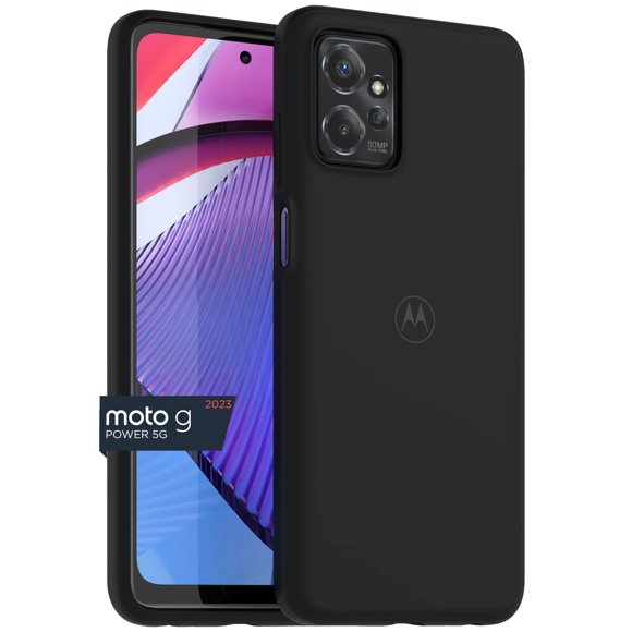 Funda protectora para Motorola Moto G Power 5G (2023), color negro