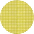 thumbnail image 1 of Ahgly Company Machine Washable Indoor Round Transitional Golden Brown Yellow Area Rugs, 3' Round, 1 of 7
