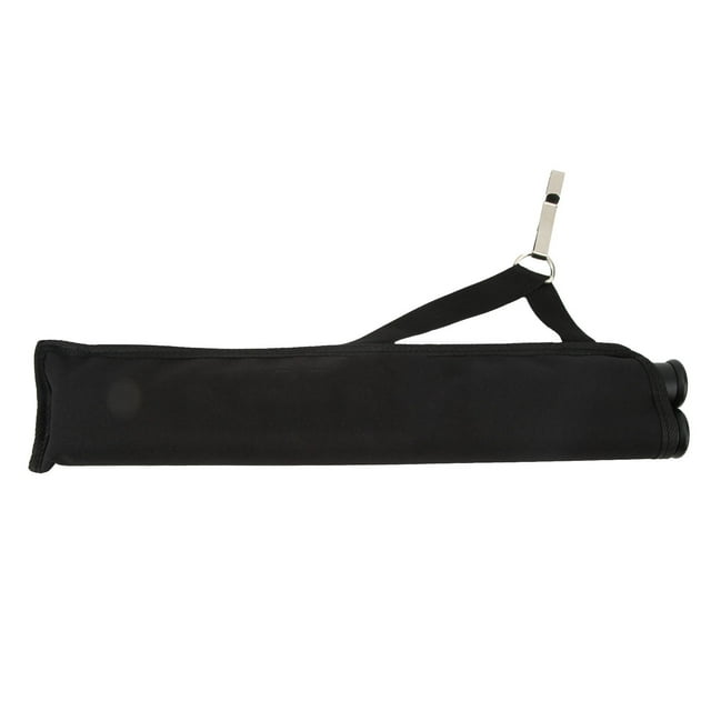 Porta flechas de tela Oxford para tiro con arco, con dos tubos para colgar en la cintura, para practicar la caza con arco y el objetivo, color negro