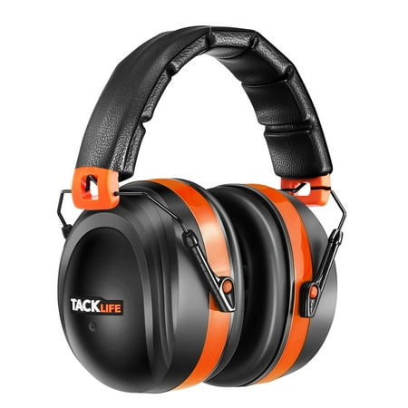 

Tacklife Ear Muffs SNR 34 dB Hearing Protection-HNRE1-Orange - Orange