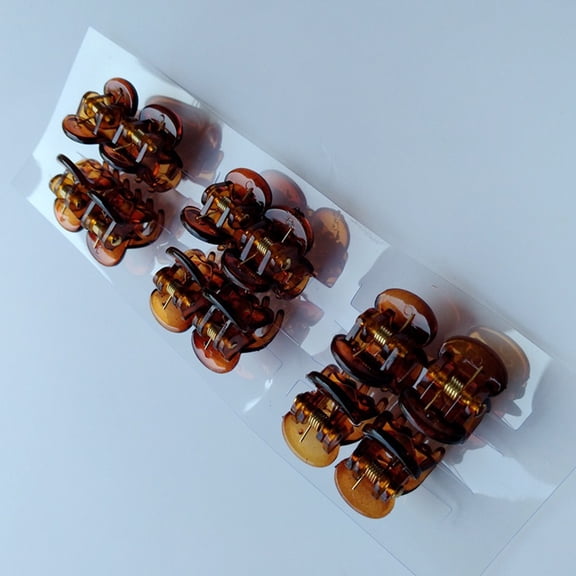 Milisten Hair Pins Clamps Mini Clips Plastic Hair Styling for Women Casual Use 24pcs