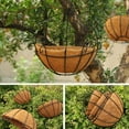 thumbnail image 6 of Walbest Outdoor Indoor Plant Hanging Planter, Wicker Rattan Flower Basket Plant Pot Holder Home Wall Hanging Garden Decor, 6 of 7