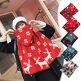 thumbnail image 1 of Mejor bufanda navideña para mujer - bufanda larga con estampado unisex, diseño suave de purpurina y transparencia para regalos de Navidad y San Valentín, 1 of 7