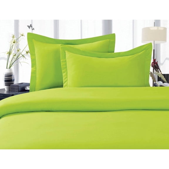 Elegant Comfort 1800 Series Microfiber Bed Sheets 6-Piece Set, Deep Pocket, King Lime
