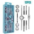 thumbnail image 1 of HLONK 20pcs All-purpose Multi-tapping Tool Set With M3-M12 Metric Thread Plugs  Diameter And Taper Reamers And Tapping Tools For Efficient Thread Cutting And Repair, 1 of 7