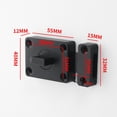 thumbnail image 2 of Brand New Barn Door Door Latch Aluminium Alloy Burglar Proof Screws Jewelry Box Kitchen Cabinet Locking Solution, 2 of 11