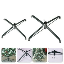 SASABAXI Metal Tree Stand Bracket for Christmas Tree 2Pack 13.8X13.8X5in