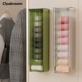 thumbnail image 6 of Wall Mount Sock Drawer Organizer, Wall Hanging Underwear Storage Box for Wardrobe Cabinet Bedroom Socks, 6 of 6