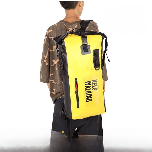 Mochila deportiva impermeable con separación de ropa seca y húmeda, bolsa impermeable de gran capacidad para acampada, rastreo, natación y deriva