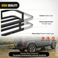 thumbnail image 4 of Nilight 53" X 19" X 4" Hitch Cargo Carrier Fits 2-inch Hitch Receiver 500 Lbs Capacity Basket Cargo Net|Ratchet Straps|Hitch Stabilizer for SUV Pickup Camping Traveling, 4 of 7